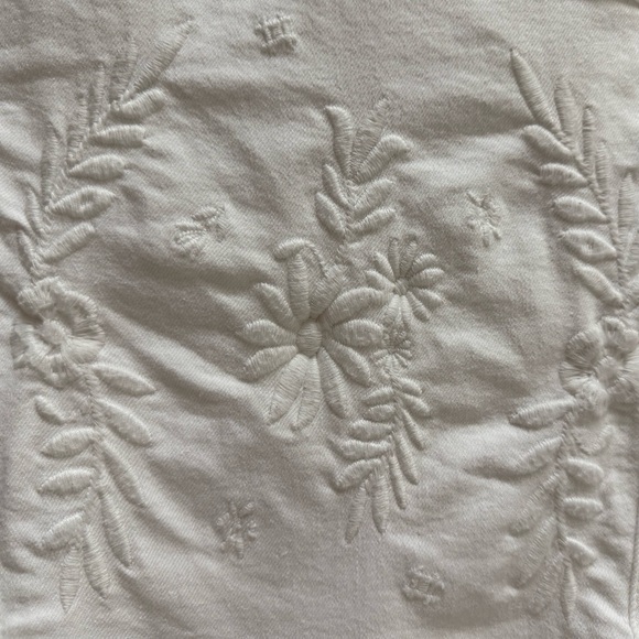 Guess Women's White  peplum Jean Jacket - Picture 9 of 13